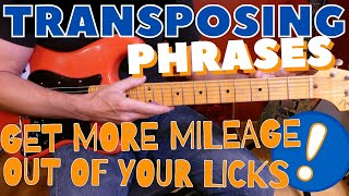 Transposing Guitar Licks