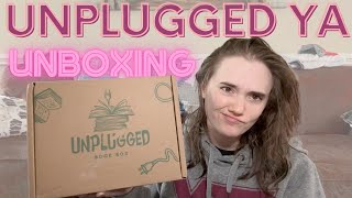 Unplugged YA Book Box February Unboxing 📦📦 || I am so excited to read this book