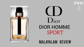 Dior Homme Sport || Malayalam Perfume Review || Episode #191