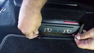 How to Remove DVD Player from Mercedes GL450 2008 for Repair.