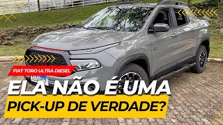 Avaliação Fiat Toro Ultra 2024: pick-up com comportamento de sedan e SUV, motor diesel e tração 4x4!