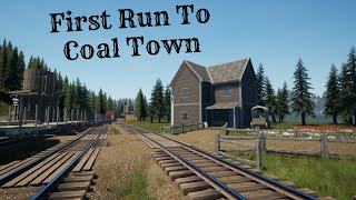 First Run To Coal Town In RailRoads Online!