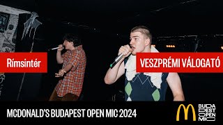 McDonald's Budapest Open Mic válogató – Veszprém // Rímsintér: Lassan fiatalok