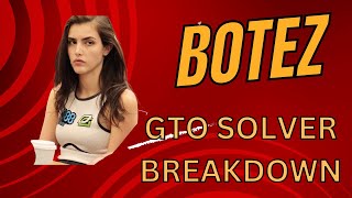 Alexandra Botez HERO CALLS at Triton Poker (PioSolver Analysis)