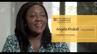 A finance/tech sector career with the Cambridge MBA - Angela Khakali, Canada/Kenya