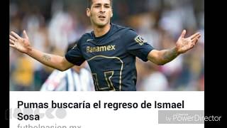 Ismael Sosa podría regresar a Pumas !!!