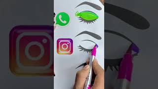 Social media creative art #shorts #short #viral #youtubeshorts #satisfying @Sumansahdiy