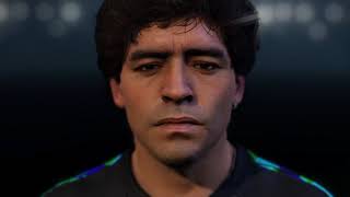 Diego Maradona Pes 2018 Special Scout & Classic Number 10 + Special Trainers