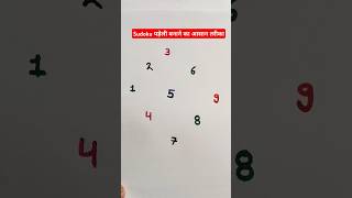 Sudoku puzzle tricks||sudoku puzzle banane ka aasan tarika||#maths #shorts