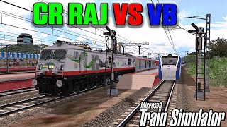 CR Rajdhani vs. Vande Bharat: INSANE High-Speed Parallel Race