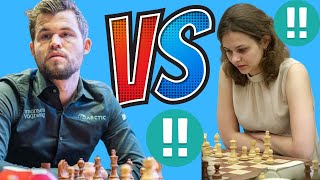 Perfect chess game 9, Magnus Carlsen vs Anna Muzychuk