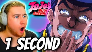 TOTALLY... NORMAL | 1 SECOND from Every Episode Of JJBA Reaction