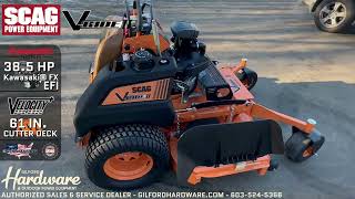 Scag V-Ride II 61" Velocity Deck - 38.5 HP Kawasaki® FX EFI | Gilford Hardware