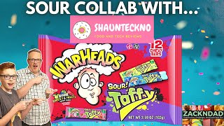 @Warheads® NEW Sour Taffy Chewy Candies COLLAB With @shaunteckno | ZacknDad