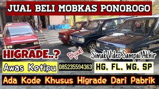 HIGRADE...? AWAS JANGAN KETIPU. DIJUAL 4 UNIT HIGRADE ASLI ADA KODENYA. SIMAK VIDEO INI