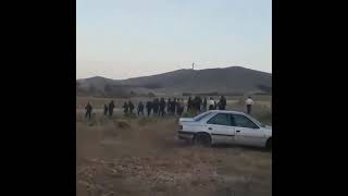 A video of the Iranian regime's special forces attacking the people of Husseinabad village in Zanjan