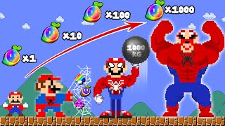 Super Mario Bros. But Wonder Rainbow Seed Make Mario Spider Stronger | 2TB STORY GAME