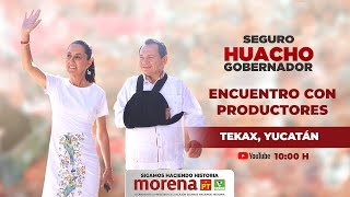 Encuentro con productores en Tekax