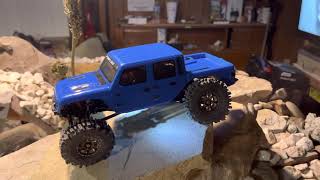 Axial scx24 test with a injora 50t pro motor