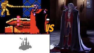 Super Smash Bros Ultimate - Dracula Final Boss Comparison (NES vs Nintendo Switch)