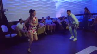 Fabian&Esther Dolce Dance private party impro salsa dance