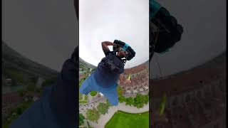 Crazy Cathedral BASE jump #crazy #cathedral #basejump #shorts