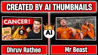 How to Create Thumbnails Using Ai 🔥| Like Dhruv Rathee - (Just One Click)