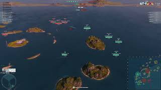 World of Warships Clan Battle (Season 27) “Asp” [4-FUN] vs [T4NGO] No "Detonation" Flag