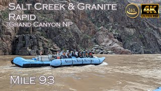 Salt Creek & Granite Rapid - Mile 93 - Grand Canyon NP - Colorado River - V360