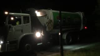 Saturday Organics collection with truck 16 ( early morning )