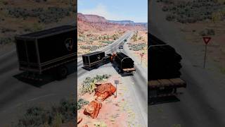 Realistic Highway Car Crashes #23 |beamng drive