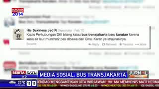 JOKOWI AHOK Komentar Warga Di Media Sosial Soal Bus TransJakarta Yang Rusak