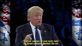 Donald Trump verkündet den 3 Weltkrieg auf der AIPAC!!