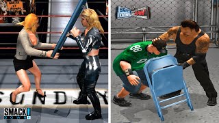 Vicious Chair Attacks In Every WWE SmackDown Game! (2000-2011)