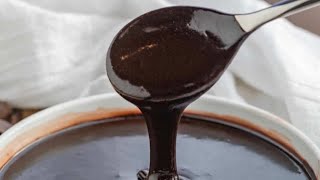 Recipe for making chocolate sauce