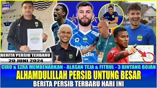 KABAR BAIK‼️3 BINTANG ASING MELAMAR KE PERSIB⁉️CIRO & EZRA MEMBENARKAN▪️ALASAN TEJA & FITRUL▪️ASNAWI