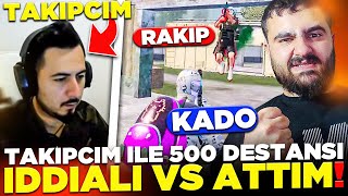 500 DESTANSI HESAP İDDİALI VS 😱 PUBG MOBILE