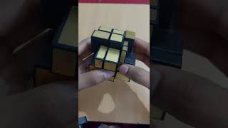 Mirror cube solved in few seconds #shorts