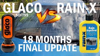 RAIN-X and GLACO SOFT99 - 18 months, long term test. FINAL UPDATE.