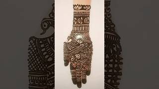 Easy simple full hand mehndi design/#mehandi #mehndi #shorts #henna #diwali