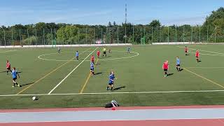 ŁÓDZKA Akademia Futbolu 1-0 RKS MAZOVIA 2011/10 I połowa  2021.09.04.