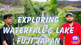 #Shiraito Falls and lake /#Pakistani in Japan /جاپان کے چشمے اور جھیل کے خوبصورت نظارےUrdu/Hind