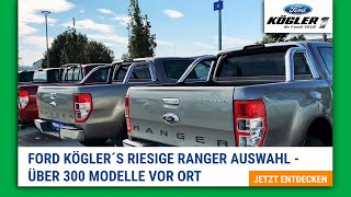 Riesige Ford Ranger Auswahl sofort verfügbar