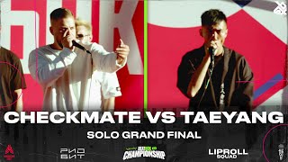 Checkmate VS Taeyang | Russian Beatbox Championship 2024 | Grand Final