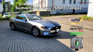 Į Ford Mustang 2.3 litro, 231 kW 2020 metų - sumontuota dujų (SND) įranga KME NEVO SKY DIRECT model2