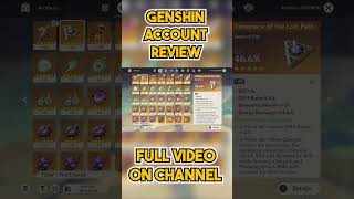 Part 7 Genshin Impact Account Review