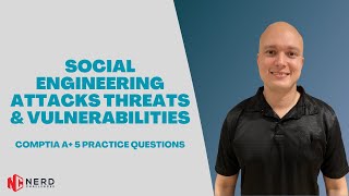 CompTIA A+ - 220-1102 - Practice Questions - Domain 2.4 - Social Engineering Attacks and Threats