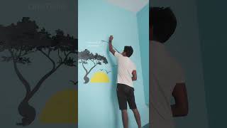 How to painting Sun set #trending #viral