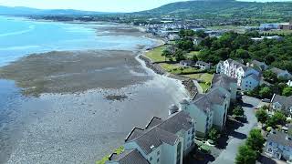 Carrickfergus Belfast Lough Northern Ireland Drone