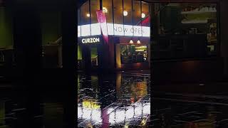 Raining & Reflection Outside Curzon in Camden Town [ #Shorts ]